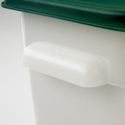 Image of Carlisle Squares Food Storage Container Lid, 7.31 x 7.31 x 0.63, Forest Green, Plastic