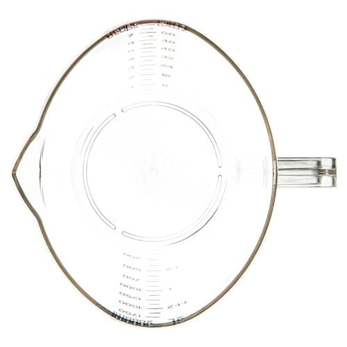 Image of Carlisle Commercial Measuring Cup, 0.5 gal, Plastic, Clear