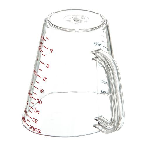 Image of Carlisle Commercial Measuring Cup, 1 qt, Plastic, Clear