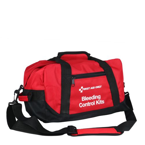 Image of First Aid Only Bleeding Control Multiple Victim Bag, 60 Pieces, Fabric Bag