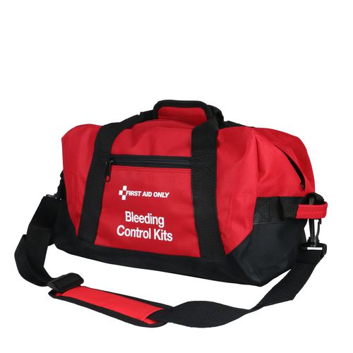 Image of First Aid Only Bleeding Control Multiple Victim Bag, 60 Pieces, Fabric Bag