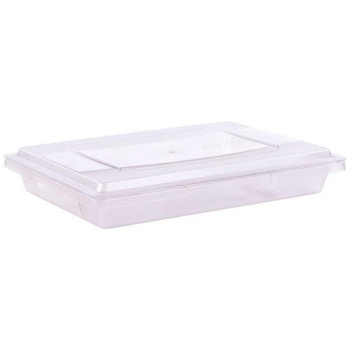 Image of Carlisle StorPlus Polycarbonate Food Storage Container, 5 gal, 18 x 26 x 3.5, Clear, Plastic