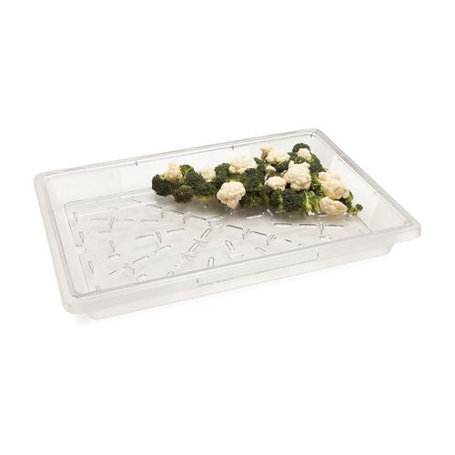 Image of Carlisle StorPlus Polycarbonate Food Storage Container, 5 gal, 18 x 26 x 3.5, Clear, Plastic