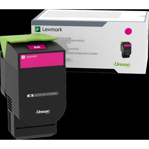 Image of Lexmark 70C0HMG High-Yield Toner, 3,000 Page-Yield, Magenta