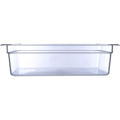 Image of Carlisle StorPlus Polycarbonate Food Pan, 19.4 qt, 12.5 x 20.75 x 6, Clear, Plastic