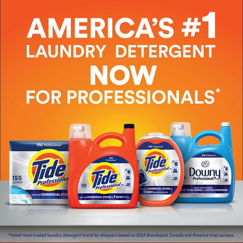 Image of Tide® Professional Commercial Powder Laundry Detergent, HE Compatible, 155 Loads, 197 oz Box