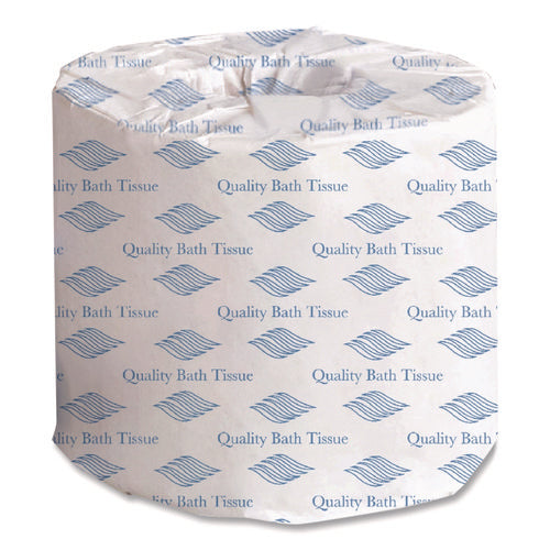 Image of GEN Standard Bath Tissue, 2-Ply, White, 4 x 3, 400 Sheets/Roll, 96 Rolls/Carton