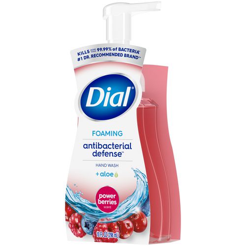 Image of Dial® Antibacterial Foaming Hand Wash, Power Berries Scent, 10 oz, 8/Carton