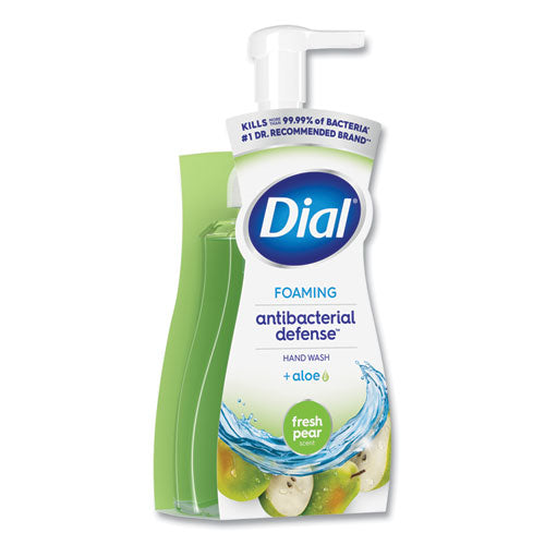 Image of Dial® Antibacterial Foaming Hand Wash, Fresh Pear Scent, 8 oz, 8/Carton