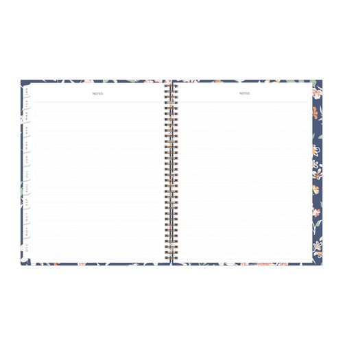 Image of Blue Sky® One Tree Planted Effie Weekly/Monthly Planner, Floral Artwork, 11" x 8.5", Blue/Peach/Green Cover, 12-Month (Jan-Dec): 2025