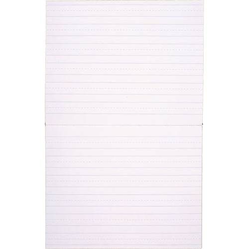 Image of Mead® Learn to Letter Primary Journal with Raised Ruling, Manuscript Format, Orange/White/Blue Cover, (40) 10 x 8 Sheets