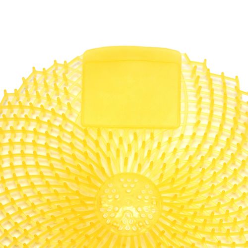 Image of Impact® Eclipse Urinal Screen, Citrus Scent, Yellow, 0.09 lb, 36/Carton