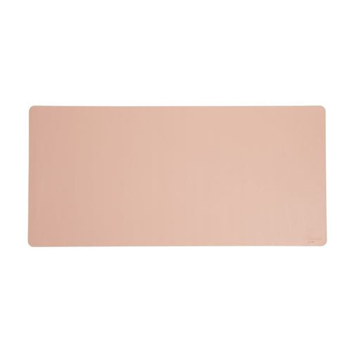 Image of Smead Vegan Leather Desk Pads, 36 x 17, Light Pink