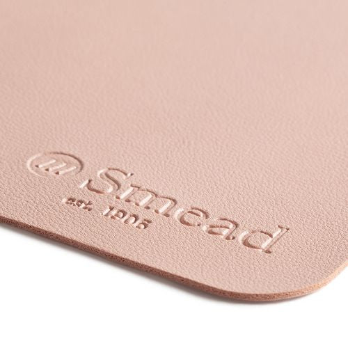 Image of Smead Vegan Leather Desk Pads, 36 x 17, Light Pink