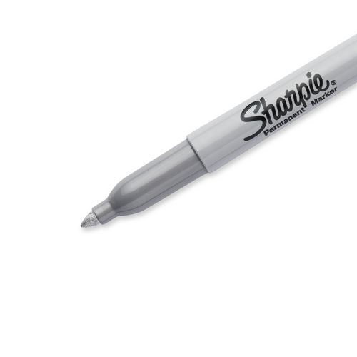Image of Sharpie® Metallic Fine Point Permanent Markers, Metallic Silver, 36/Pack