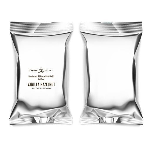 Image of Caribou Coffee® Vanilla Hazelnut Fractional Pack, 2.5 oz, 18/Carton