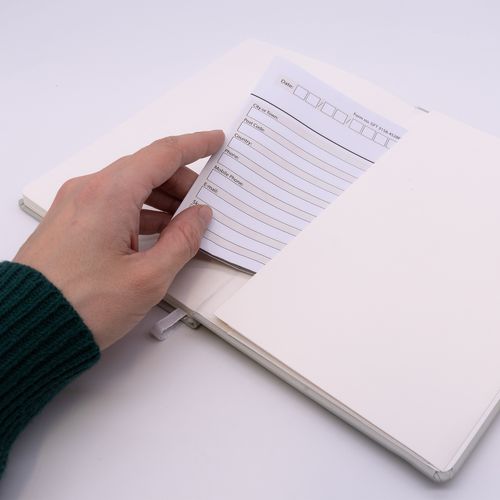 Image of PUKKA PAD® Soft Cover Notebook, College Rule, Pebble Cover, (96) 8.2 x 5.11 Sheets