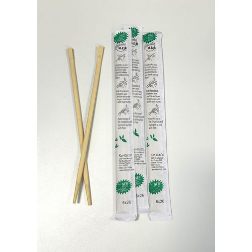 Image of Kari-Out® Chopsticks, Wood, 9", White, 1,340/Carton