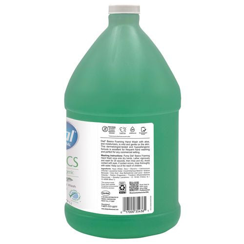 Image of Dial® Professional Basics Foaming Hand Wash, Unscented, 1 gal Refill Bottle