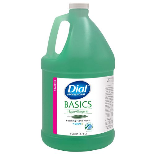Image of Dial® Professional Basics Foaming Hand Wash, Unscented, 1 gal Refill Bottle