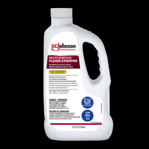 Image of SC Johnson Professional® Hyper Concentrate Floor Stripper, Fresh Scent, 32 oz Bottle, 6/Carton