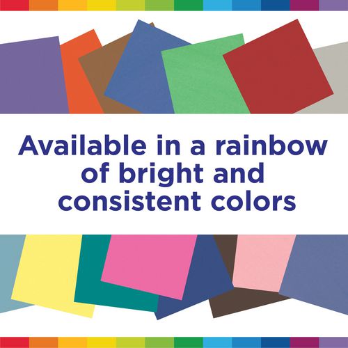 Image of Prang® SunWorks Construction Paper, 50 lb Text Weight, 12 x 18, White, 50/Pack, 25 Packs/Carton