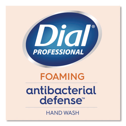 Image of Dial® Professional Antibacterial Foaming Hand Wash Refill, Plus Aloe, Original Scent, 1 gal, 4/Carton