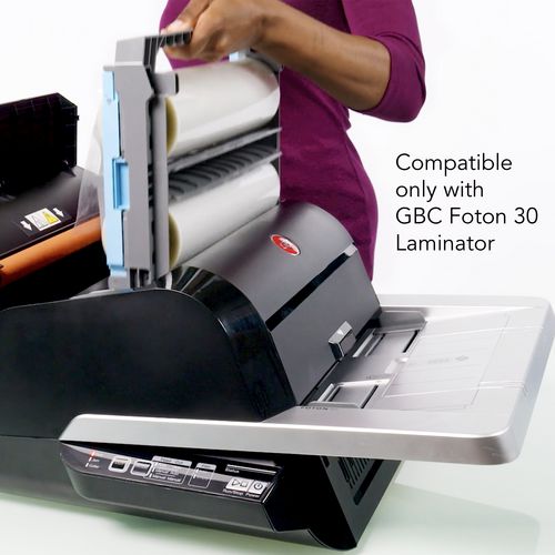 Image of GBC® Foton 30 Reloadable Cartridge Laminating Film, 3 mil, 11" x 185 ft, Gloss Clear