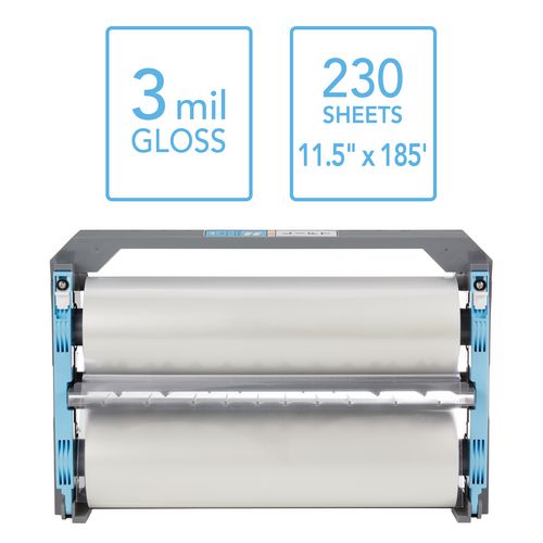 Image of GBC® Foton 30 Reloadable Cartridge Laminating Film, 3 mil, 11" x 185 ft, Gloss Clear