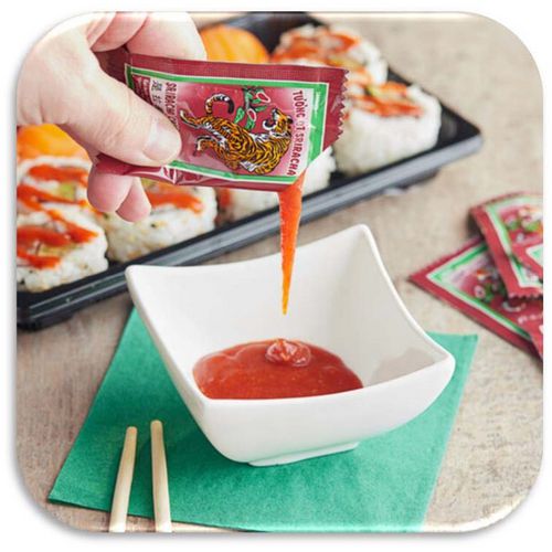 Image of Kari-Out® Siracha Sauce, 9 g Packet, 200/Carton