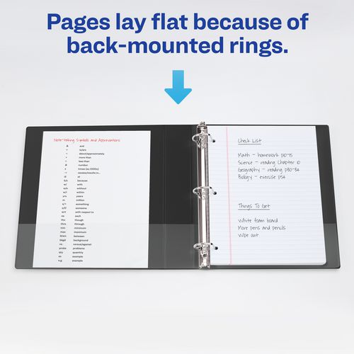 Image of Avery® Heavy-Duty View Binder with DuraHinge and Locking One Touch EZD Rings, 3 Rings, 3" Capacity, 11 x 8.5, Red, 4/Carton