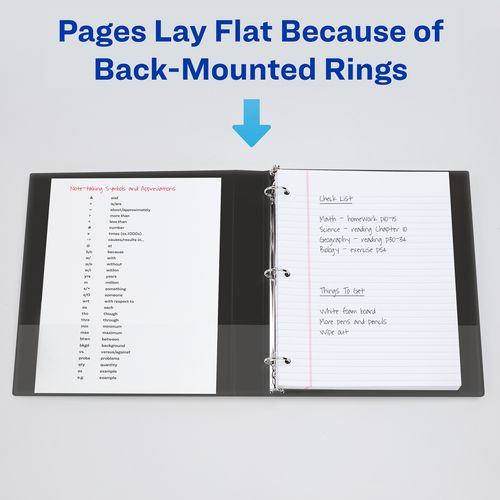 Image of Avery® Durable View Binder with DuraHinge and EZD Rings, 3 Rings, 2" Capacity, 11 x 8.5, White, 12/Carton