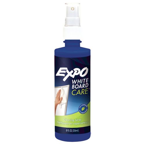 Image of EXPO® White Board CARE Dry Erase Surface Cleaner, 8 oz Spray Bottle, 12/Carton