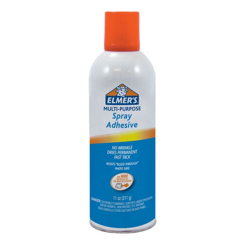 Image of Elmer's® Multi-Purpose Spray Adhesive, 11 oz, Dries Clear, 6/Carton