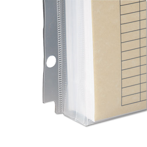 Image of Smead Poly Ring Binder Pockets, 9 X 11.5, Clear, 3/pack