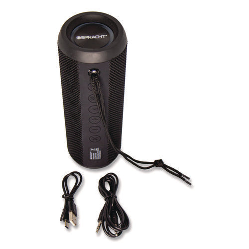 Image of Spracht Blunote Turbo Wireless Speaker, Bluetooth, Black