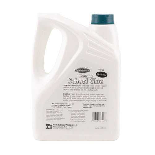 Image of Creative Arts® School Glue, 1 gal Bottle, Dries Clear