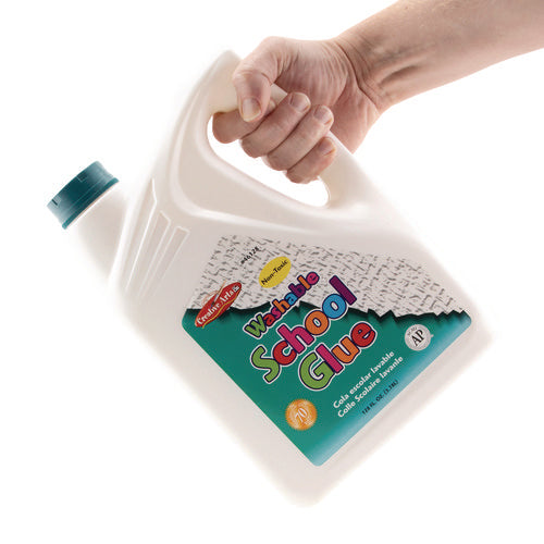 Image of Creative Arts® School Glue, 1 gal Bottle, Dries Clear