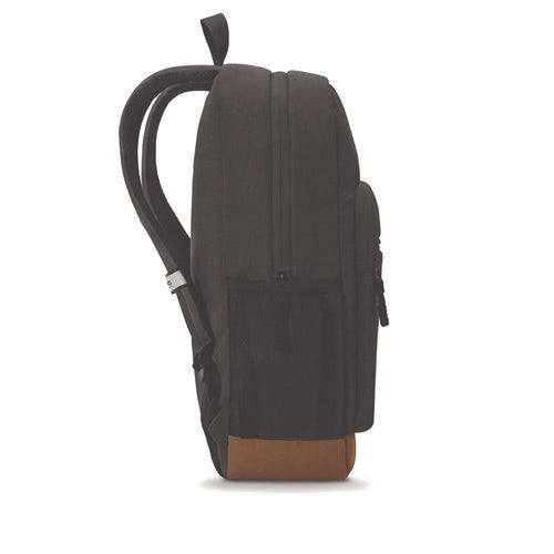 Image of Solo Re:Fresh Machine Washable Backpack, Fits Devices Up to 15.6", 11.4 x 5.25 x 17.5, Dark Gray