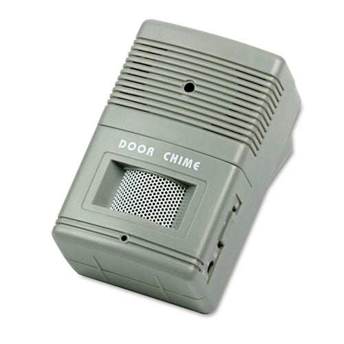 Image of Tatco Visitor Arrival/Departure Chime, Battery Operated, 2.75 x 2 x 4.25, Gray