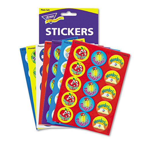 Image of TREND® Stinky Stickers Variety Pack, Positive Words, Assorted Colors, 300/pack