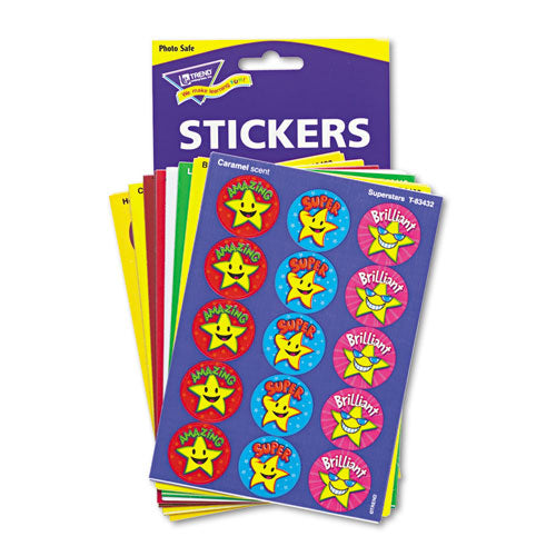 Image of TREND® Stinky Stickers Variety Pack, Fun And Fancy, Assorted Colors, 432/pack