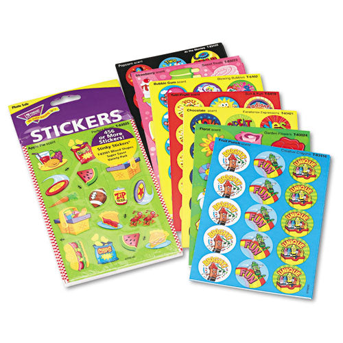 Image of TREND® Stinky Stickers Variety Pack, Sweet Scents, Assorted Colors, 483/pack