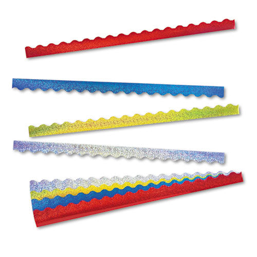 Image of TREND® Sparkle Terrific Trimmers, Sparkles, 2.25" x 39", Assorted Colors, 40/Set