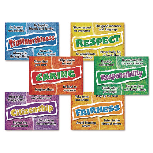 Image of TREND® ARGUS Poster Combo Pack, "Character Choices", 13.5 x 19, 6 Posters/Pack