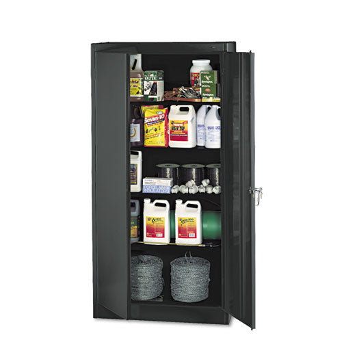 Image of Tennsco 72" High Standard Cabinet (Unassembled), 36w x 18d x 72h, Black