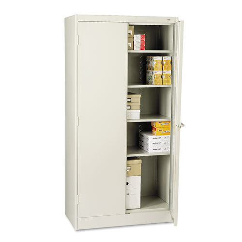 Image of Tennsco 72" High Standard Cabinet (Unassembled), 36w x 18d x 72h, Light Gray