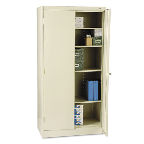 Image of Tennsco 72" High Standard Cabinet (Unassembled), 36w x 18d x 72h, Putty