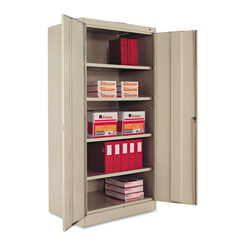 Image of Tennsco 72" High Standard Cabinet (Unassembled), 36w x 24d x 72h, Putty