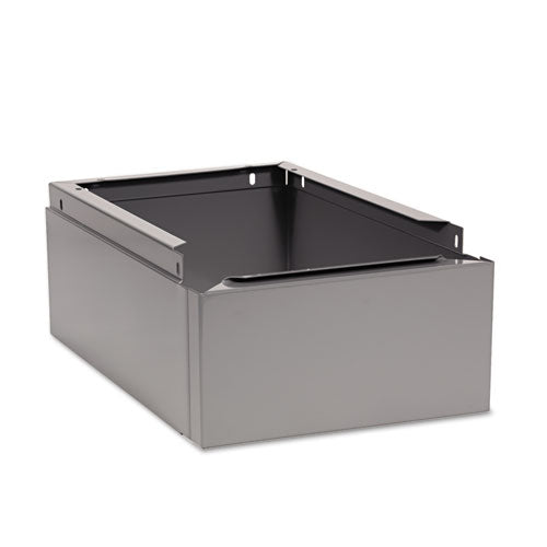 Image of Tennsco Optional Locker Base, 12w X 18d X 6h, Medium Gray